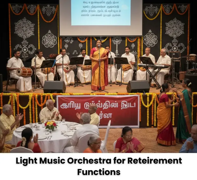 Retirement function orchestra