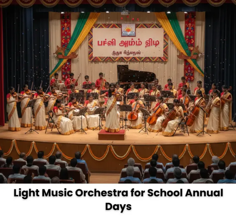 School annual day orchestra