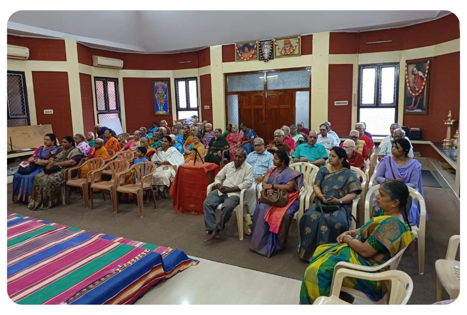 Audience at live music event