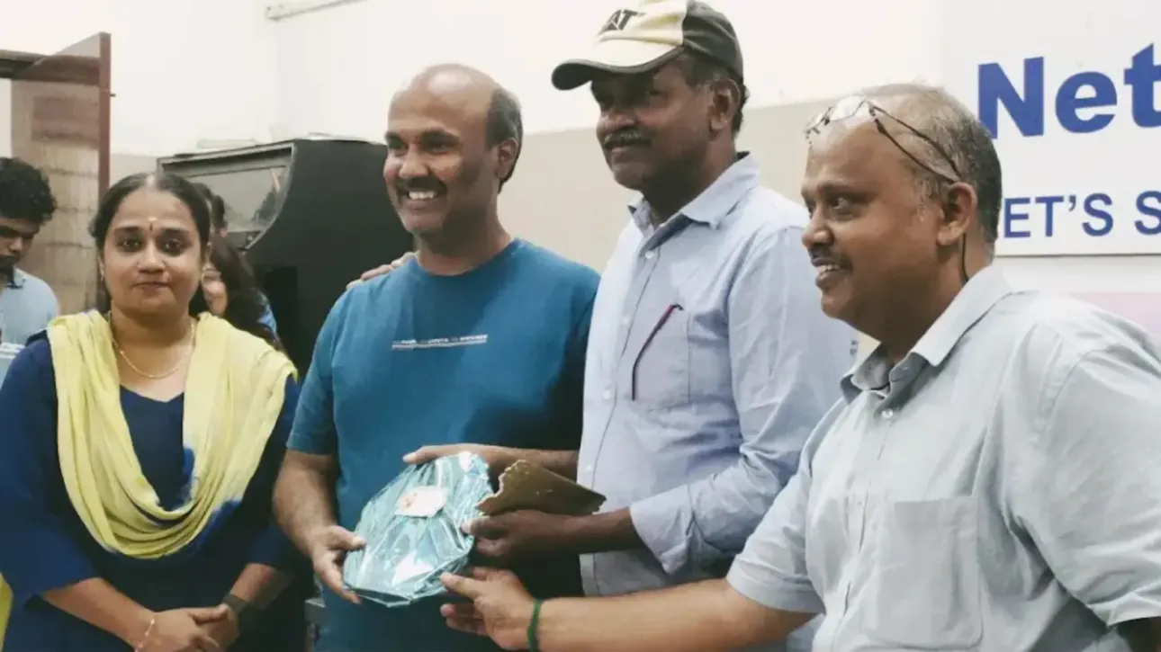 Swaram team award moment