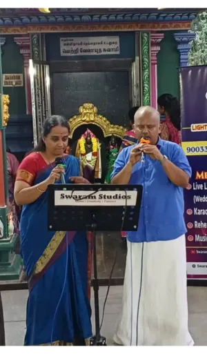 Swaram band temple performance Chennai
