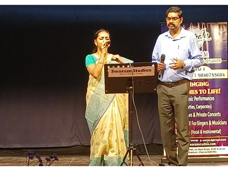 Female singer live stage Chennai