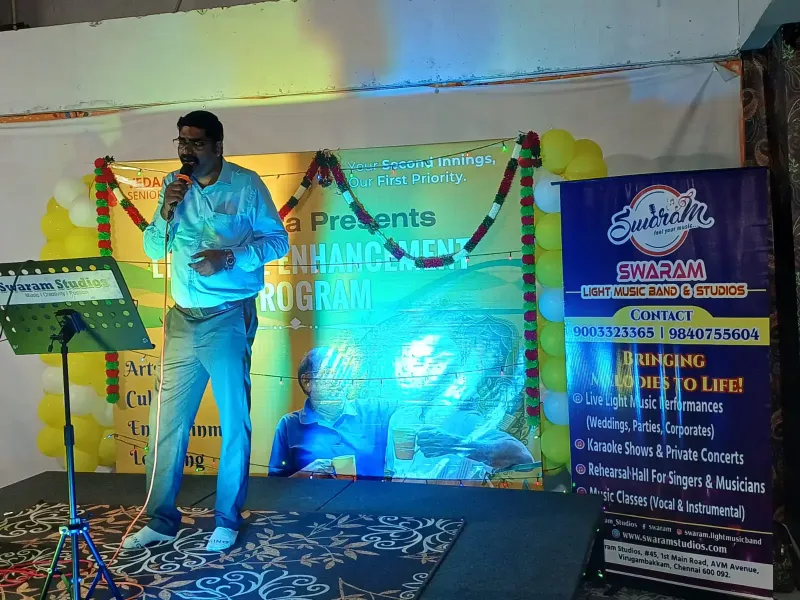 Solo singing performance Chennai