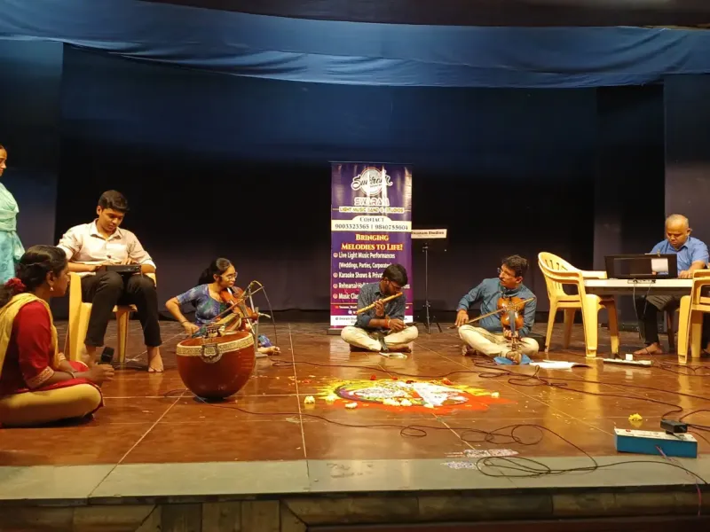 Live orchestra stage Chennai Image